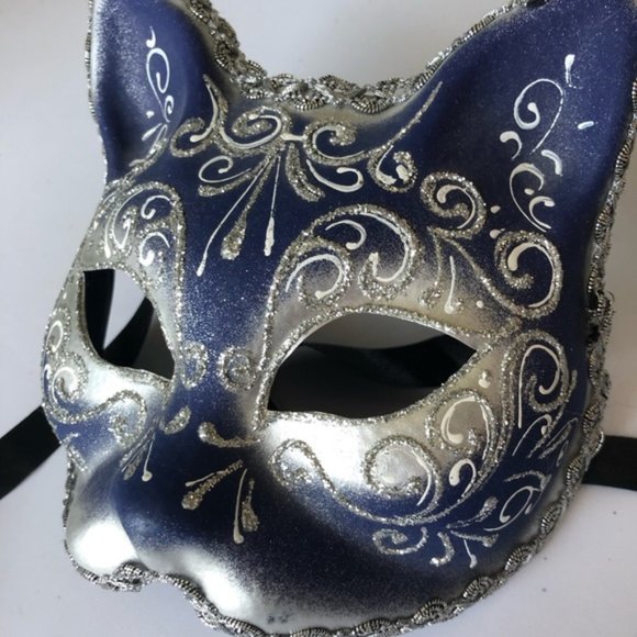 Venetian Cat Mask vintage - Picture 5 of 8